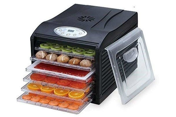 Samson Silent Dehydrator 6-Tray with Digital Controls Timer